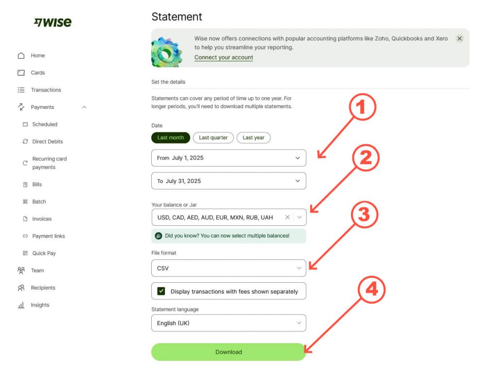 Statement Params